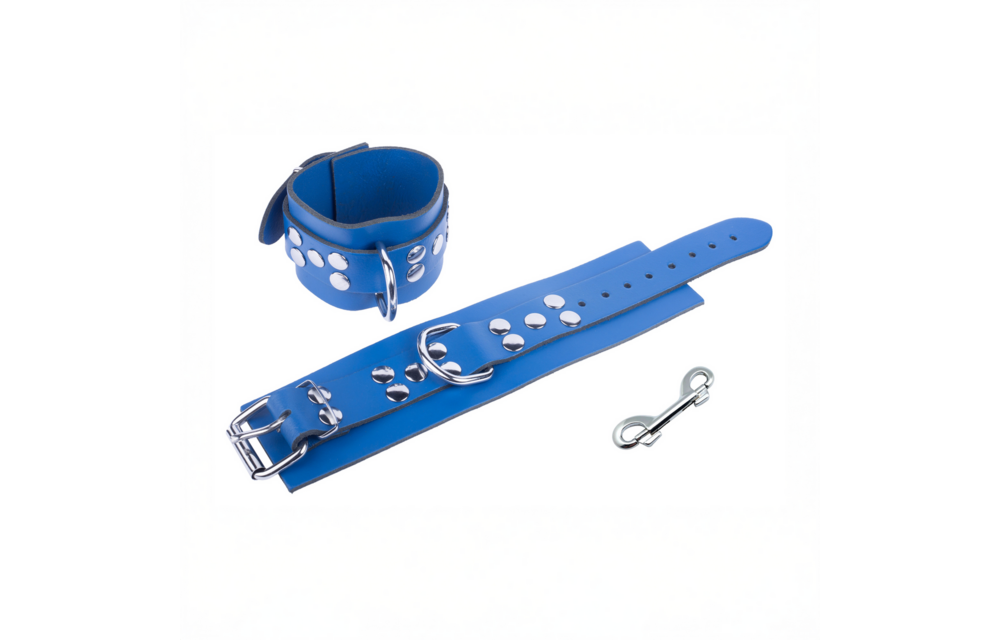 Ultra Leather Handboeien - Blauw