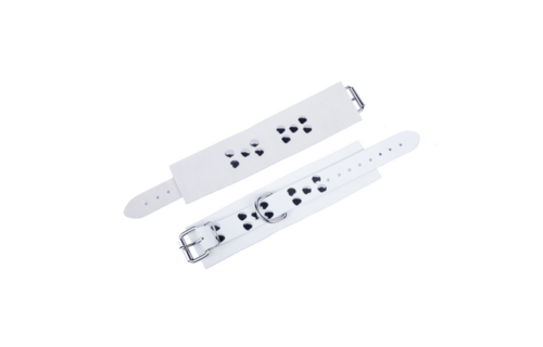Ultra Leather Handcuffs White – Sturdy, Stylish & Durable