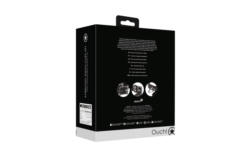 Kneeling Thigh Strap Set Black – Safe & Durable Discover