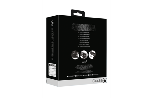 Kneeling Thigh Cuff Set - Black