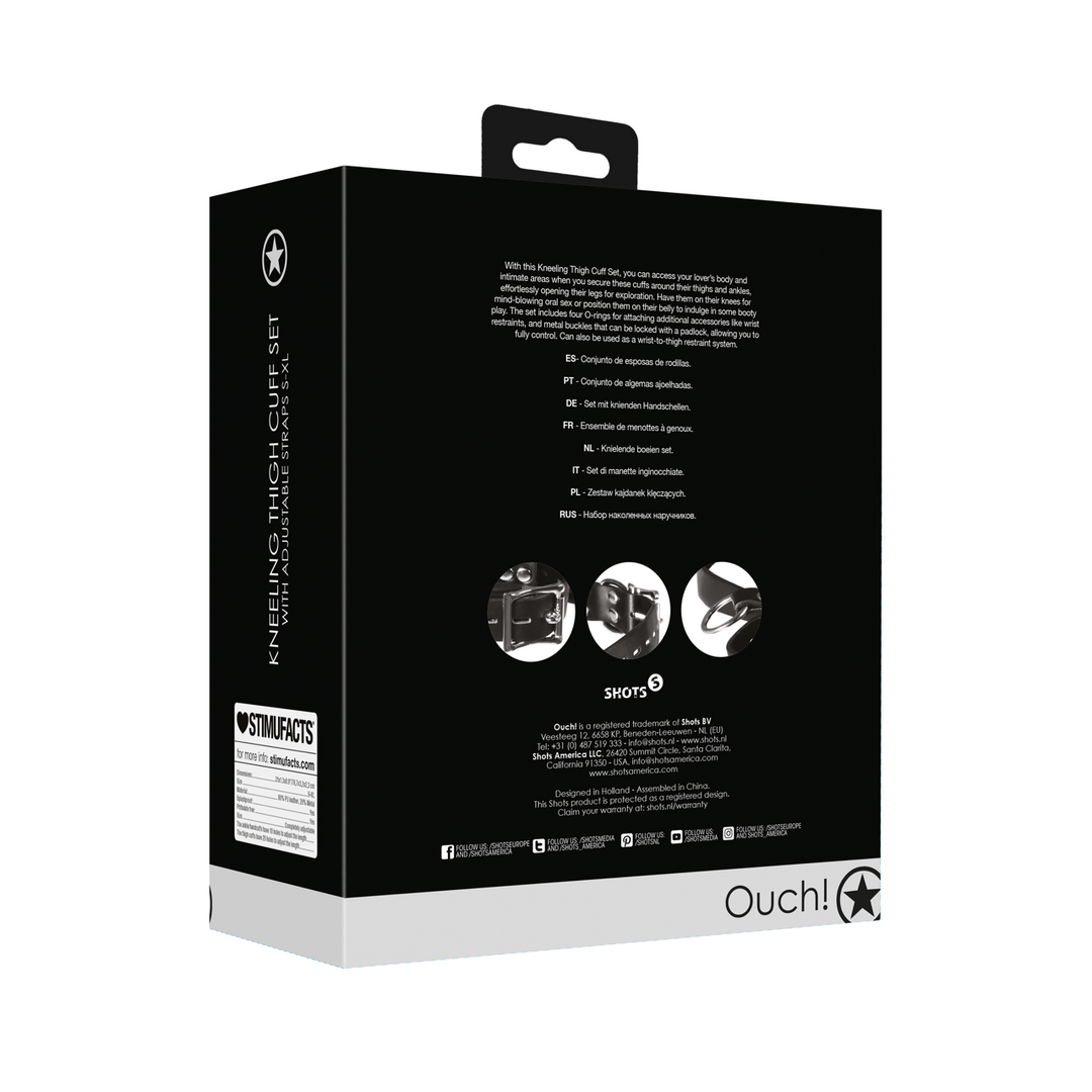 Kneeling Thigh Strap Set Black – Safe & Durable Discover