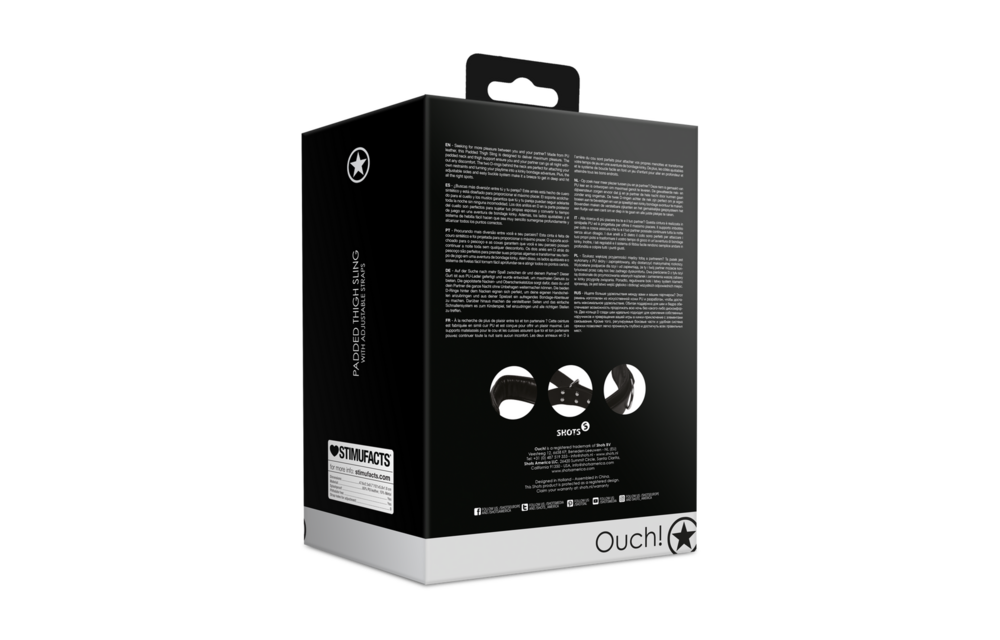 Gewatteerde Dijband Zwart | Comfort & Kinky Plezier