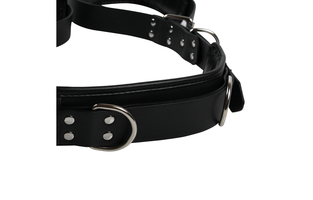 Gewatteerde Dijband Zwart | Comfort & Kinky Plezier
