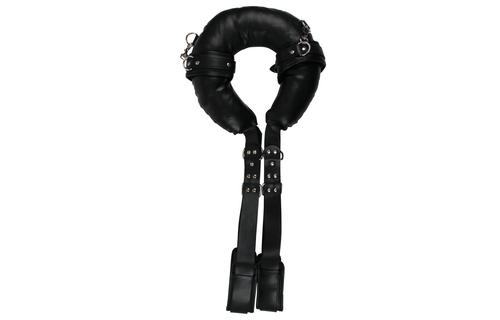 Padded Thigh Sling Black & Handcuffs | BDSM Accessory