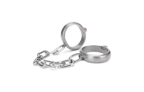 Heavy Duty Hand Cuffs - Silver