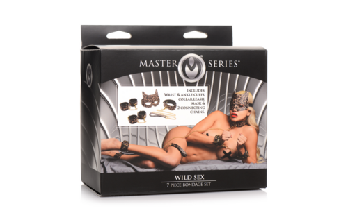 Bondageset Luipaardprint 7-Delig | Stijlvol & Comfortabel