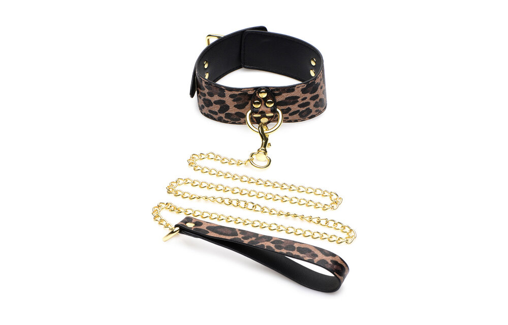 Leopard Print 7-Piece Bondage Set | Stylish & Comfortable