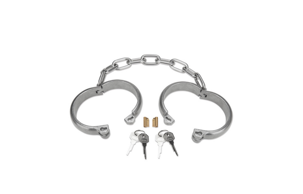 Schwere Fußfesseln Silber | Stark & Zuverlässig Prowler Red