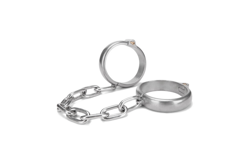 Schwere Fußfesseln Silber | Stark & Zuverlässig Prowler Red