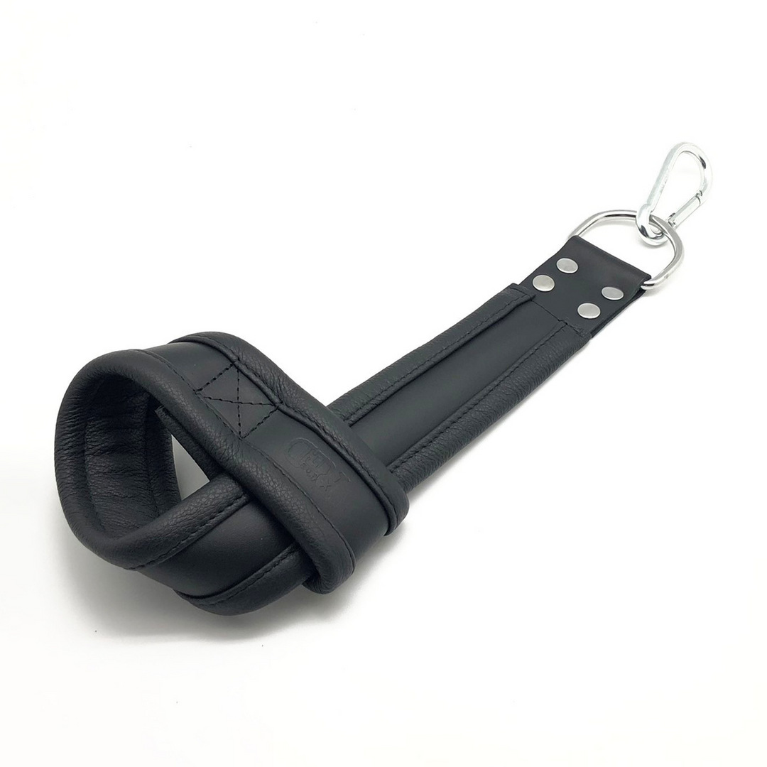 Leather Suspension Handcuffs Black – Stylish & Durable