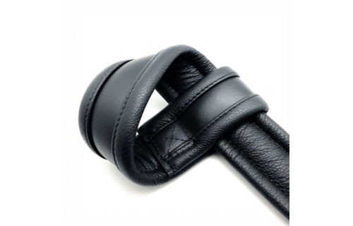 Leder Aufhängungs-Handschellen - Schwarz