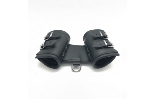 Leather Double Handcuffs Black – Luxurious, Sturdy & Stylish