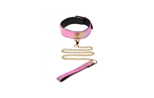 Bondage-Set mit Schlangenprint in Rosa | Verführerisch & einzigartig