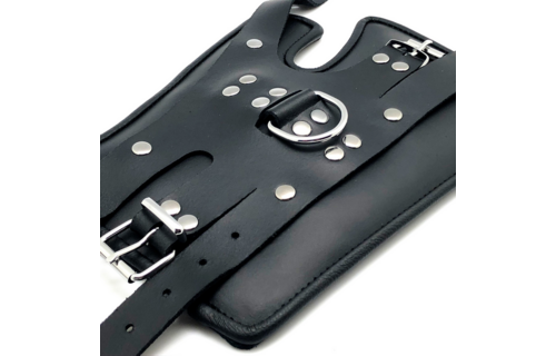 Luxury Leather Suspension Strap Black | Durable & Stylish