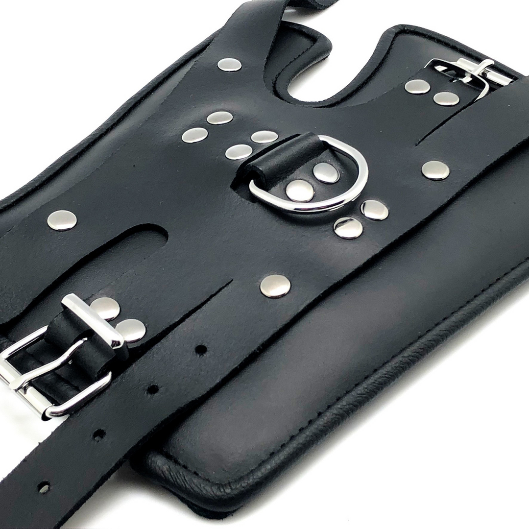 Luxury Leather Suspension Strap Black | Durable & Stylish