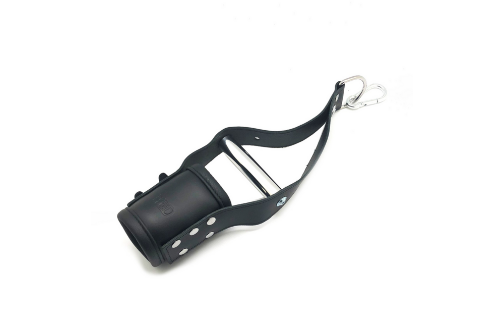 Deluxe Leder Aufhängungs-Handschellen - Schwarz