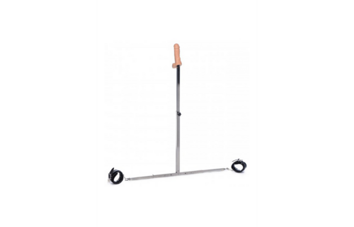 Squat Spreader Bar with Ankle Cuffs & Anal Dildo | Xr Brands