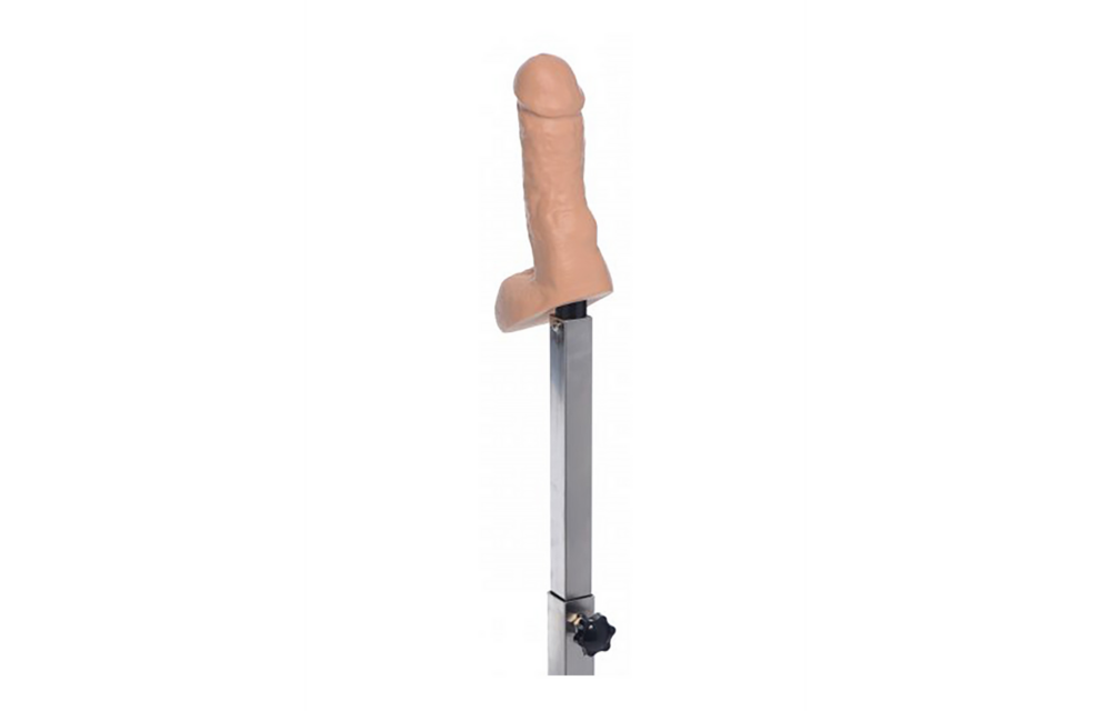 Squat Spreader Bar with Ankle Cuffs & Anal Dildo | Xr Brands