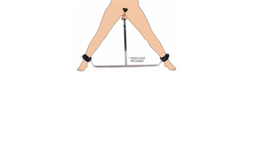 Squat Spreizstange mit Fußfesseln & Analdildo | Xr Brands