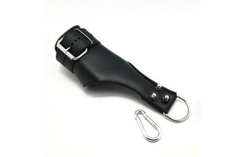 Leather Suspension Handcuffs Black - Strong, Comfortable & Durable