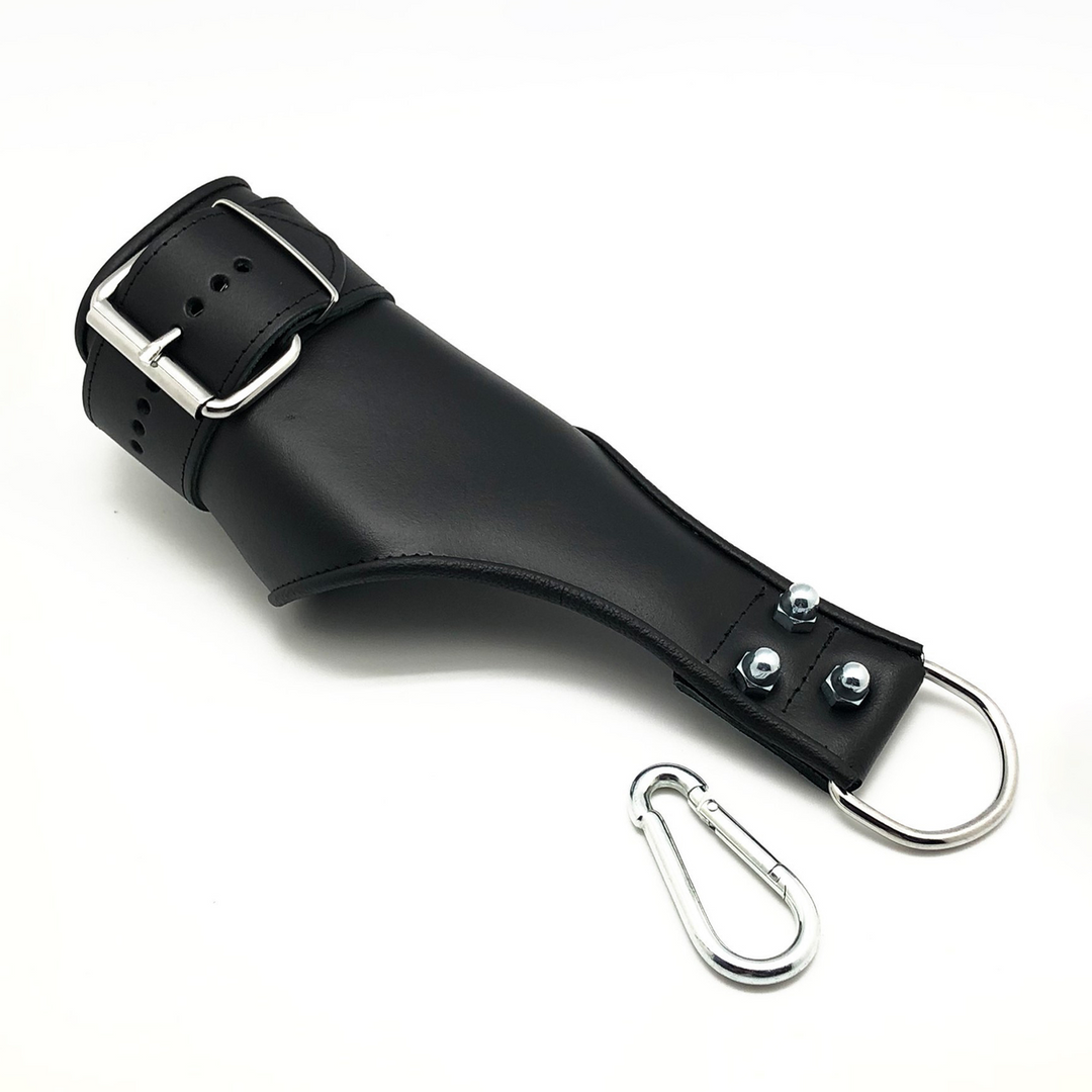 Leather Suspension Handcuffs Black - Strong, Comfortable & Durable