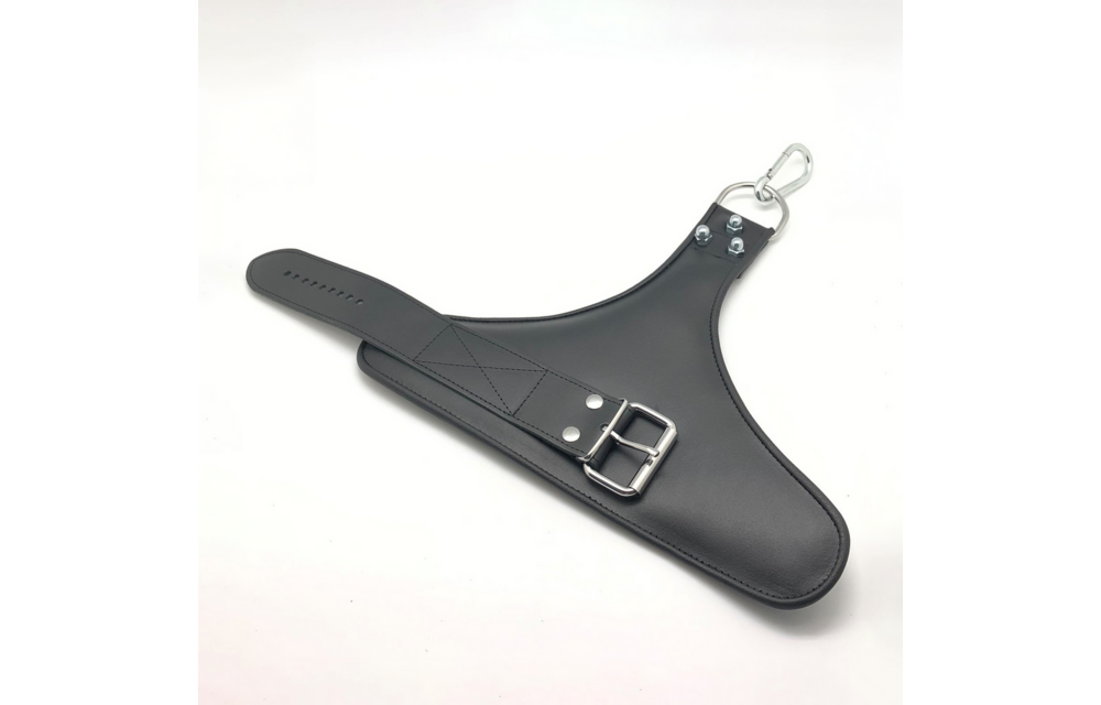 Leather Suspension Handcuffs Black - Strong, Comfortable & Durable