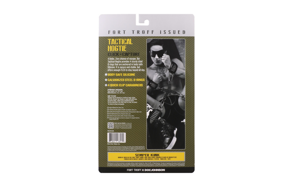 Tactical Hogtie Schwarz – Sicheres und bequemes Fesseln