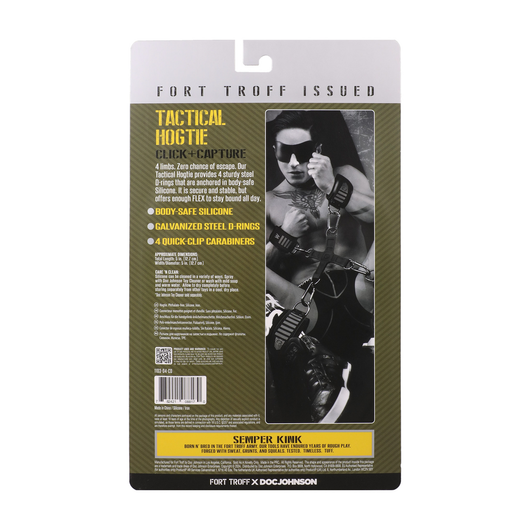 Tactical Hogtie Schwarz – Sicheres und bequemes Fesseln