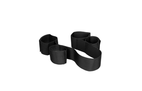 Adjustable Hand and Ankle Restraints Set - Black
