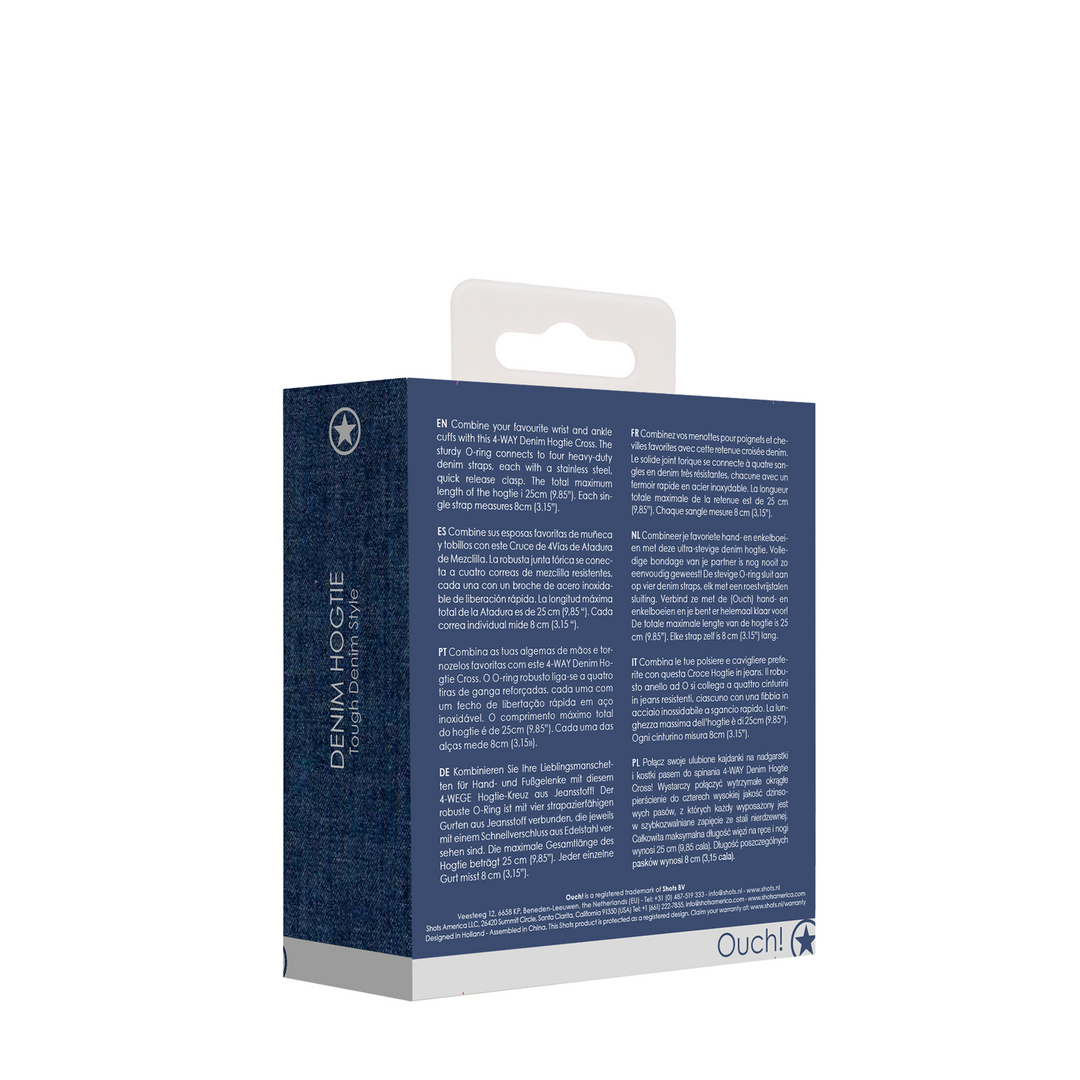 Denim Hogtie | Stijlvolle En Stevige Bondage Gear