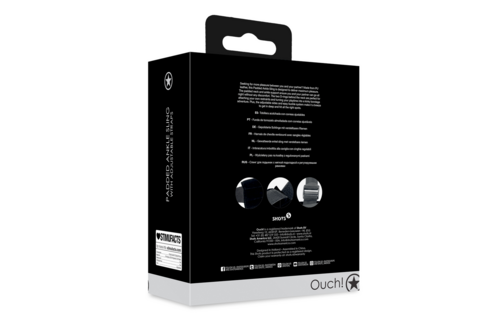 Padded Ankle Sling with Adjustable Straps - Black