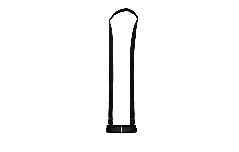 Padded Ankle Sling with Adjustable Straps - Black