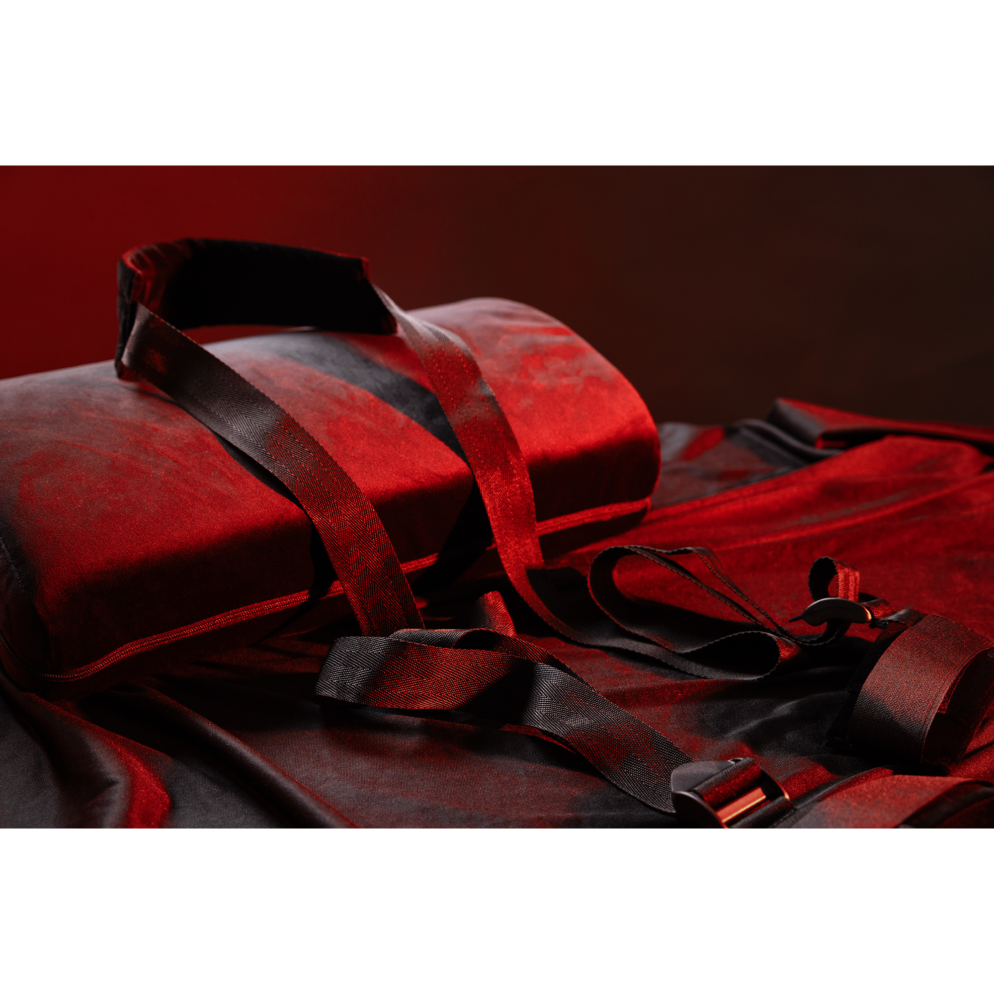 Padded Ankle Sling with Adjustable Straps - Black