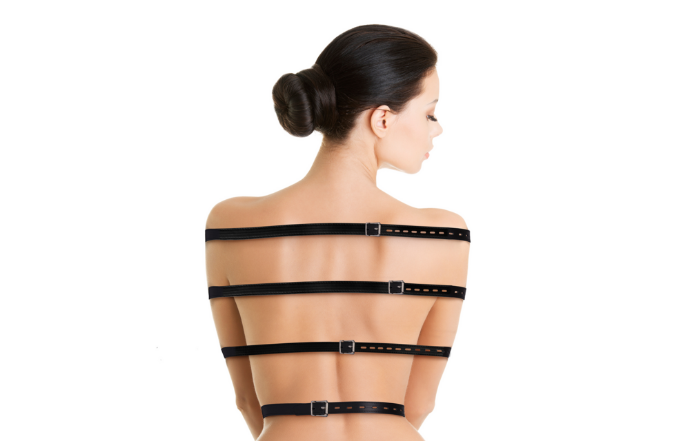 Full Body Bondage Belts - Black
