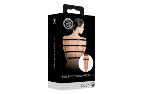 Full Body Bondage Straps Black – Ultimate Control