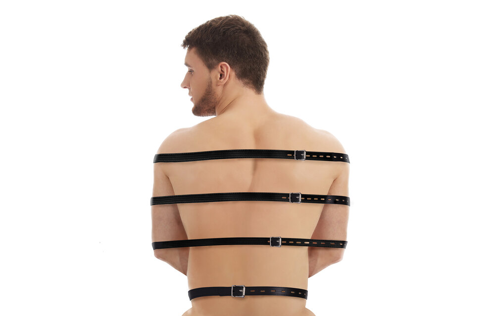 Ganzkörper Bondage Gurte - Schwarz