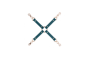 Hogtie Connector Luxury BDSM Leather Look | Ouch Halo Red