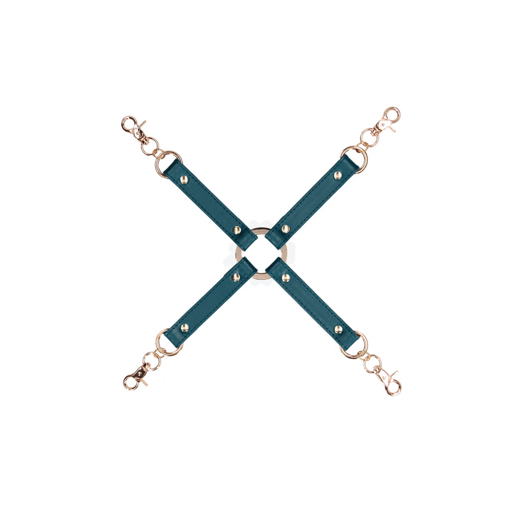 Hogtie Connector Luxe Bdsm Lederlook | Ouch Halo Rood