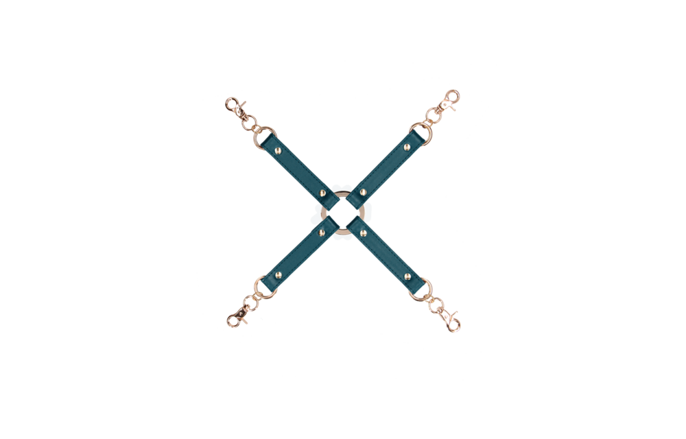 Hogtie Connector Luxe Bdsm Lederlook | Ouch Halo Rood