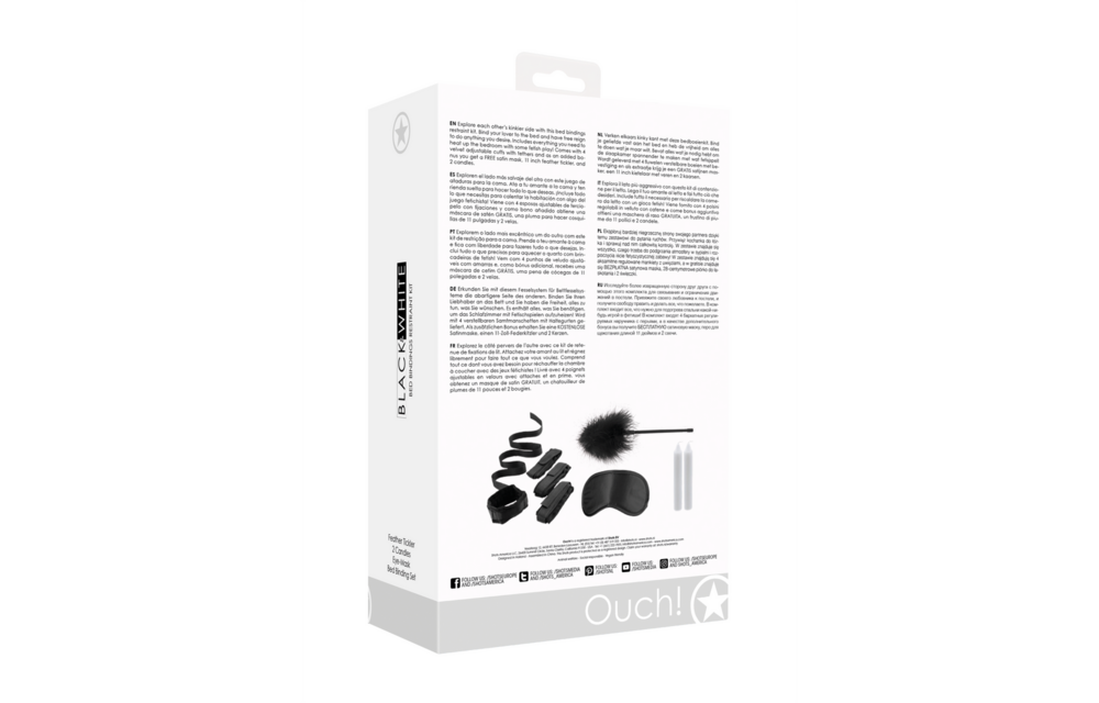 Bettfesseln Fessel-Set – Kinky Spaß & Spannung!