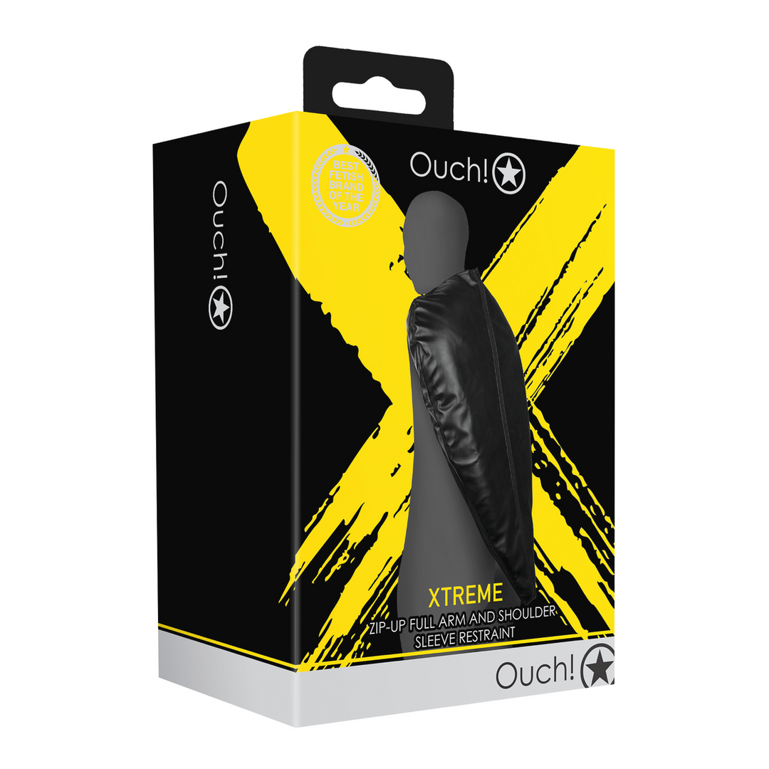 Zip-Up Volledige Arm- En Schouderbeperking Zwart | Ouch!