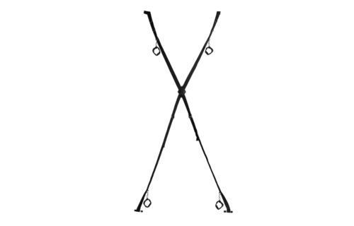 Over De Deur Bondage Kruis Zwart | Veilig & Verstelbaar Bdsm