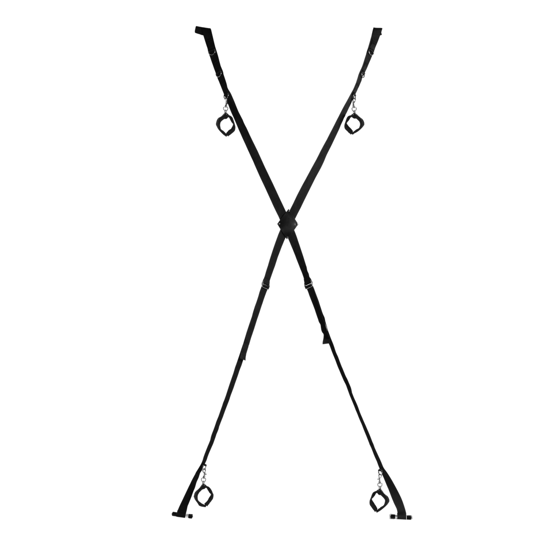 Over the Door Bondage Cross - Black