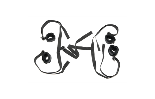 Lover'S Bed Restraint Systeem Zwart – Realistisch & Sensueel