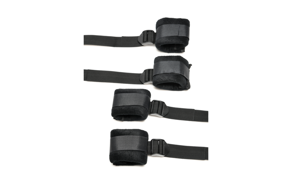 Lover'S Bed Restraint System Schwarz – Realistisch & Sinnlich