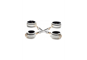 Kink In The Dark Glow Hog Tie Set – PU Bondage White Xr Brands