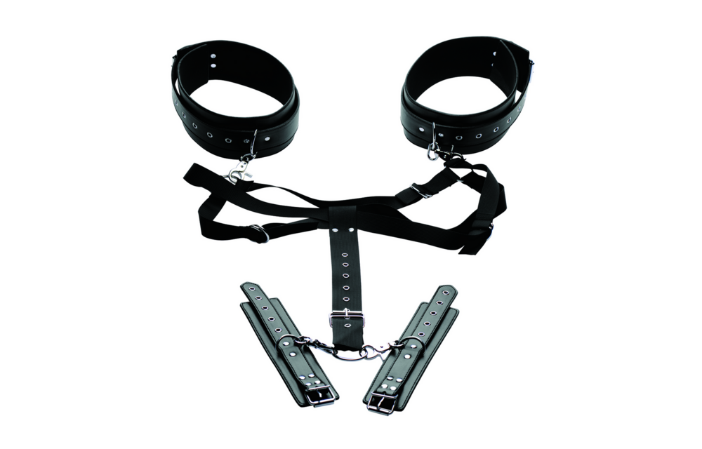 Easy Access Thigh Harness With Wrist Cuffs - Comfort & Control