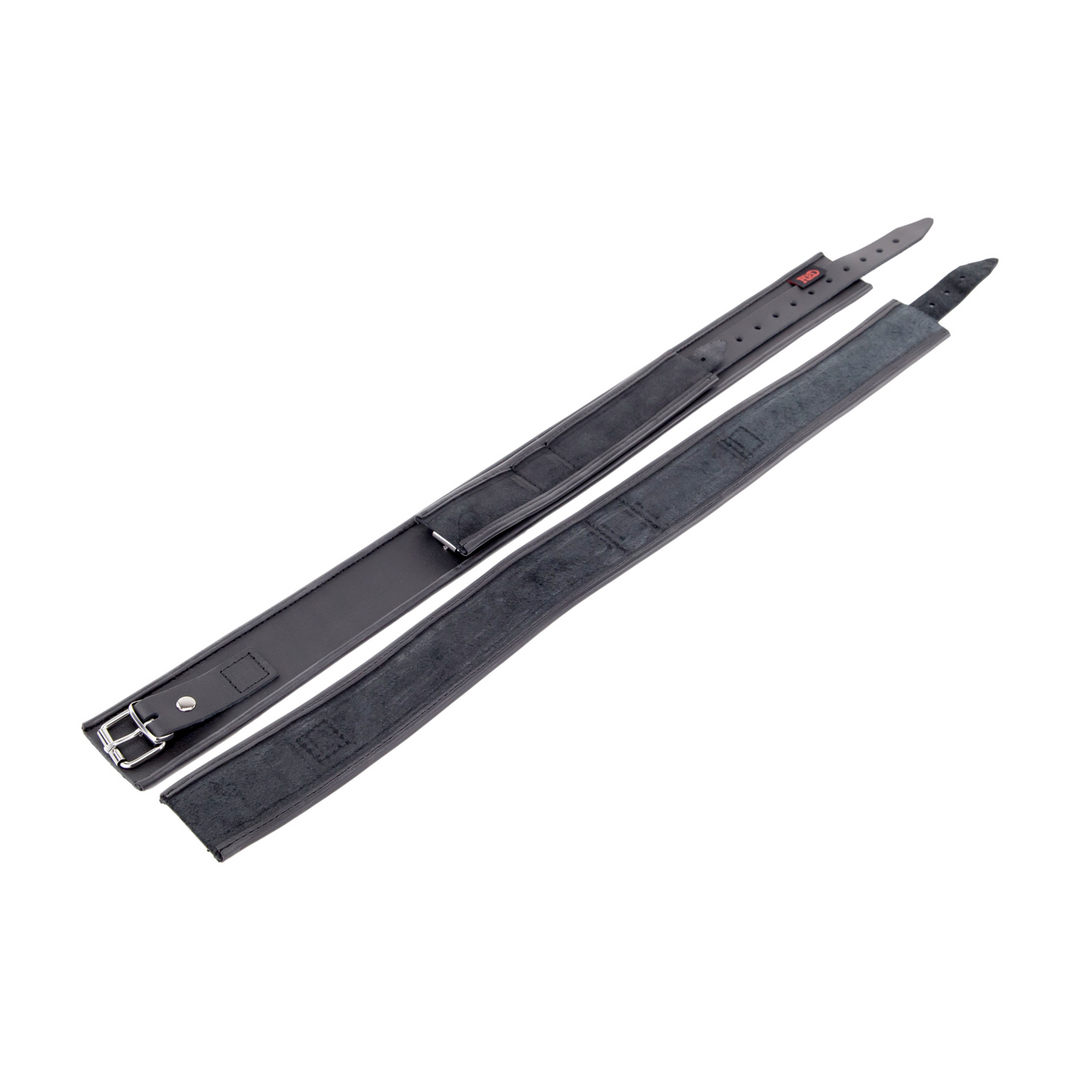 Leather Thigh and Hand Restraints - Black