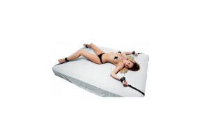 Bed Restraint Set Black | Comfort & Excitement From Xr Brands