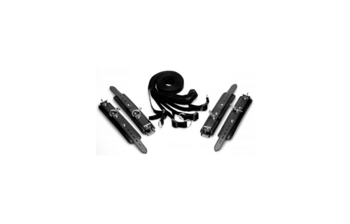 Bed Restraint Set Black | Comfort & Excitement From Xr Brands